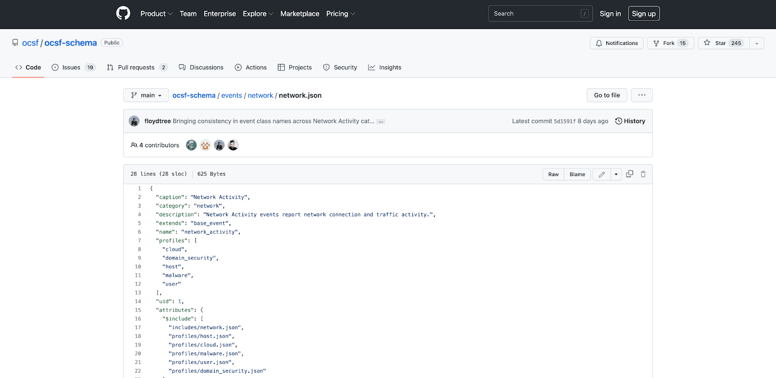 OCSF Schema